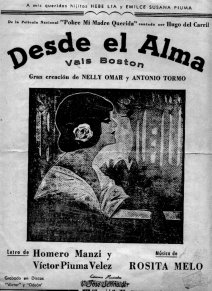 Partitura de Desde el Alma