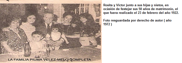 La familia Piuma Vélez completa