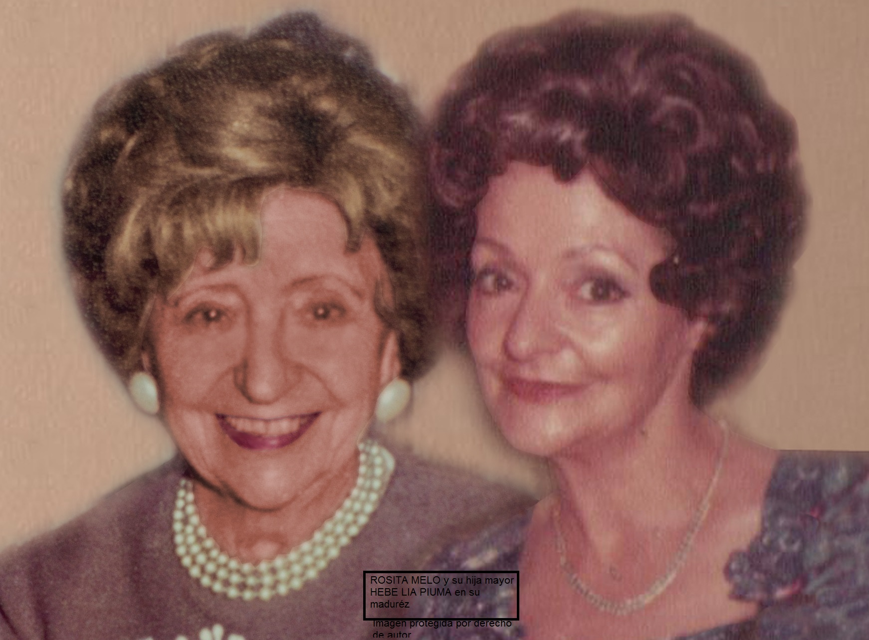 Rosita Melo y Hebe LÃa Piuma